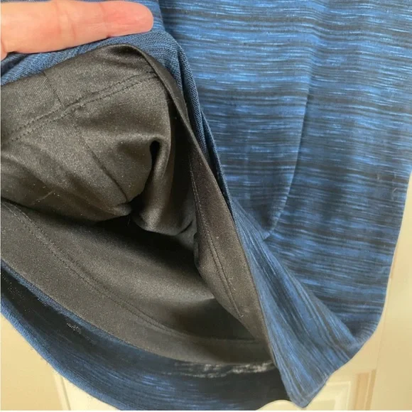 Calvin Klein Blue & Black stretch dress Sz 4 - Picture 4 of 6